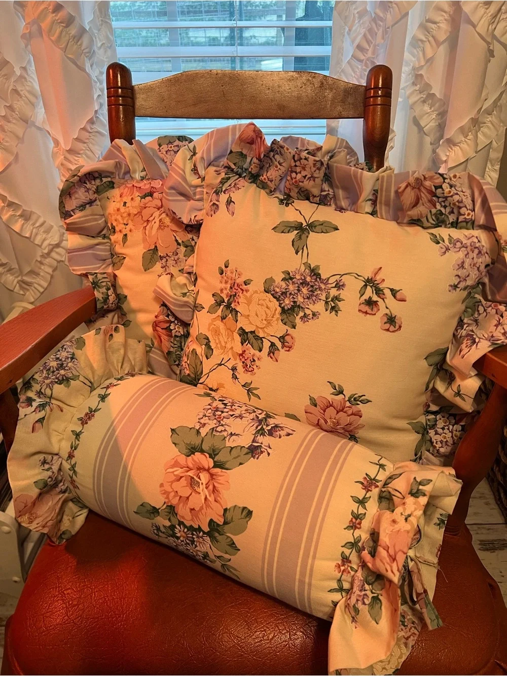 3-piece vintage cottagecore pillow set